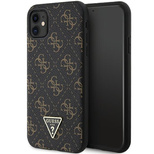 Guess 4G Triangle Metal Logo case for iPhone 11 / XR - black