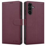 Tech-Protect Wallet Case for Samsung Galaxy A56 5G - Burgundy