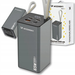 Powerbank Wozinsky K65+ 65W 30000mAh 2x USB-C, 1x USB-A 65W - grau