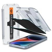 Szkło hartowane Spigen Glas.tR EZ Fit Privacy na iPhone 13 / 13 Pro / 14 / 16e - 2 szt.