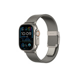AmazingThing Titan Premium Metal Band for AppleWatch 38/40/41/42/44/45/46/49 mm - Silver