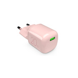 Puro 20W GaN USB-C Wandladegerät – Rosa