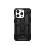 UAG Monarch Hülle für iPhone 15 Pro – schwarzer Carbon