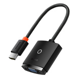 Baseus Lite Series Plug HDMI to VGA Adapter Black (WKQX010001)