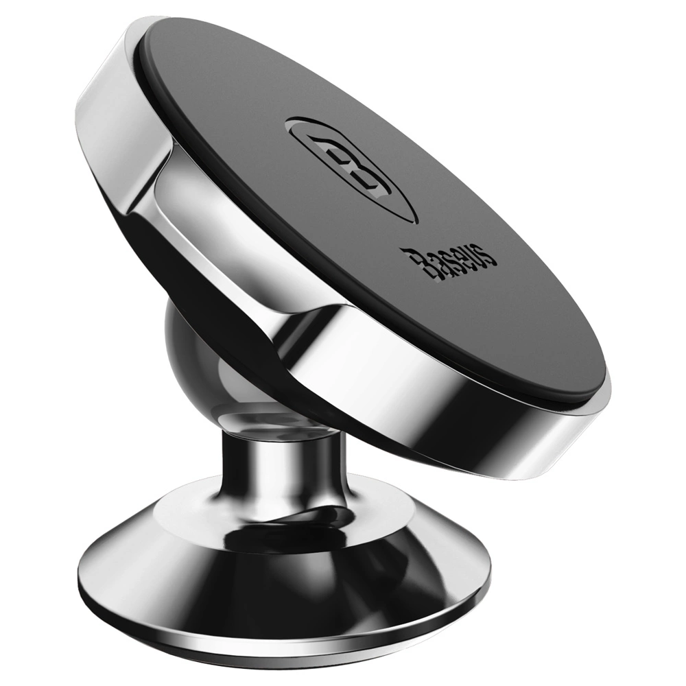 Baseus Small Ears Series SUER-B01 magnetischer Auto-Armaturenbretthalter – schwarz auf weißem Hintergrund