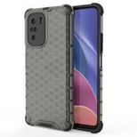 Honeycomb etui pancerny pokrowiec z żelową ramką Xiaomi Redmi K40 Pro+ / K40 Pro / K40 / Poco F3 czarny