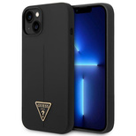 Guess GUHCP14MSLTGK iPhone 14 Plus 6.7&quot; black/black hardcase Silicone Triangle