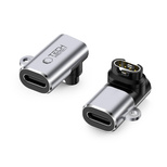 Adapter kątowy Tech-Protect Ultraboost USB-C do zegarka Garmin - szary