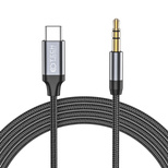 Tech-Protect UltraBoost audio USB-C / 3.5mm mini jack cable 1 m - black