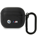 Etui BMW Leather Curved Line na AirPods 3 gen - czarne