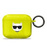 Karl Lagerfeld Choupette Case für AirPods 3 – Gelb