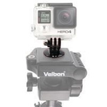 Sports Camera Mount with GoPro Tripod Mount - Black