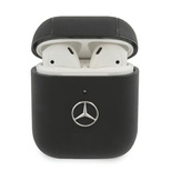 Etui Mercedes Electronic Line na AirPods 1/2 - czarne