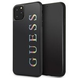 Guess GUHCN65LGMLBK iPhone 11 Pro Max schwarz/schwarz Hartschalenetui Glitter Logo