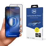 3mk HardGlass Matt Max Privacy gehärtetes Glas für Apple iPhone 16 Pro Max