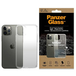 PanzerGlass ClearCase antibakterielle, in Militärqualität zertifizierte Hülle für iPhone 12 / 12 Pro – transparent