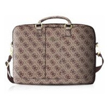 Torba Guess 4G Uptown na laptop 16" - brązowa