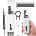 [RETURNED ITEM] Multifunctional 7in1 cleaning kit for headphones and keyboard - gray