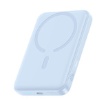 Baseus EnerFill FM11 Ultra-Mini 10000mAh 22,5W Induktive Powerbank, kompatibel mit MagSafe, mit weißem Baseus Simple USB-C-Kabel (20V/3A, 0,3m) – Blau