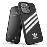 Adidas OR Molded Case PU für iPhone 13 Pro / iPhone 13 - Schwarz und Weiß
