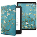 Tech-Protect SmartCase Hülle für Kindle 11&quot; 2022 - Blau mit Sakura-Blüten