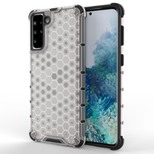 Honeycomb etui pancerny pokrowiec z żelową ramką Samsung Galaxy S21+ 5G (S21 Plus 5G) przezroczysty