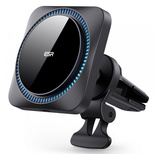 ESR Halolock Cryoboost Magnetic Car Air Vent Holder with MagSafe Charger - Black