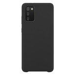 Silicone Case Flexibel Gummi Handyhülle Silikon Schutzhülle für Samsung Galaxy A03s schwarz