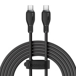 Baseus Pudding Series USB-C-Kabel – USB-C 100 W 1,2 m – Schwarz
