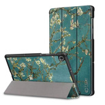 Tech-Protect SmartCase Hülle für Samsung Galaxy Tab A8 10.5 X200 / X205 – Blau mit Sakura-Blüten