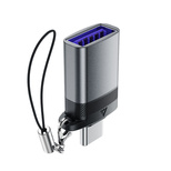 Acefast J7 USB-A-auf-USB-C-Adapter – Grau