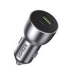 Ugreen Car Charger USB / USB Type C Quick Charge 3.0 Power Delivery 36W 3A Gray (CD213 60980)