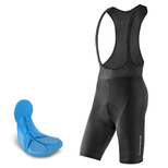 Rockbros RK2002XL bib shorts with XL pad - black