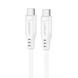 Kabel Acefast C3-03 USB-C - USB-C PD QC 60W 3A 480Mb/s 1,2m - biały