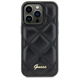 Etui Guess Quilted Metal Logo na Samsung Galaxy S23 FE - czarne