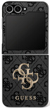 Guess Big 4G Logo Classic Logo Hülle für Samsung Galaxy Z Flip 7 - Schwarz