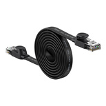 Baseus Speed Six flat network cable RJ45 1000Mbps 2m black (WKJS000101)