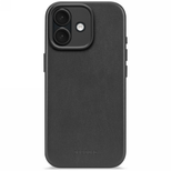 Decoded Leather Backcover MagSafe case for iPhone 17 - black