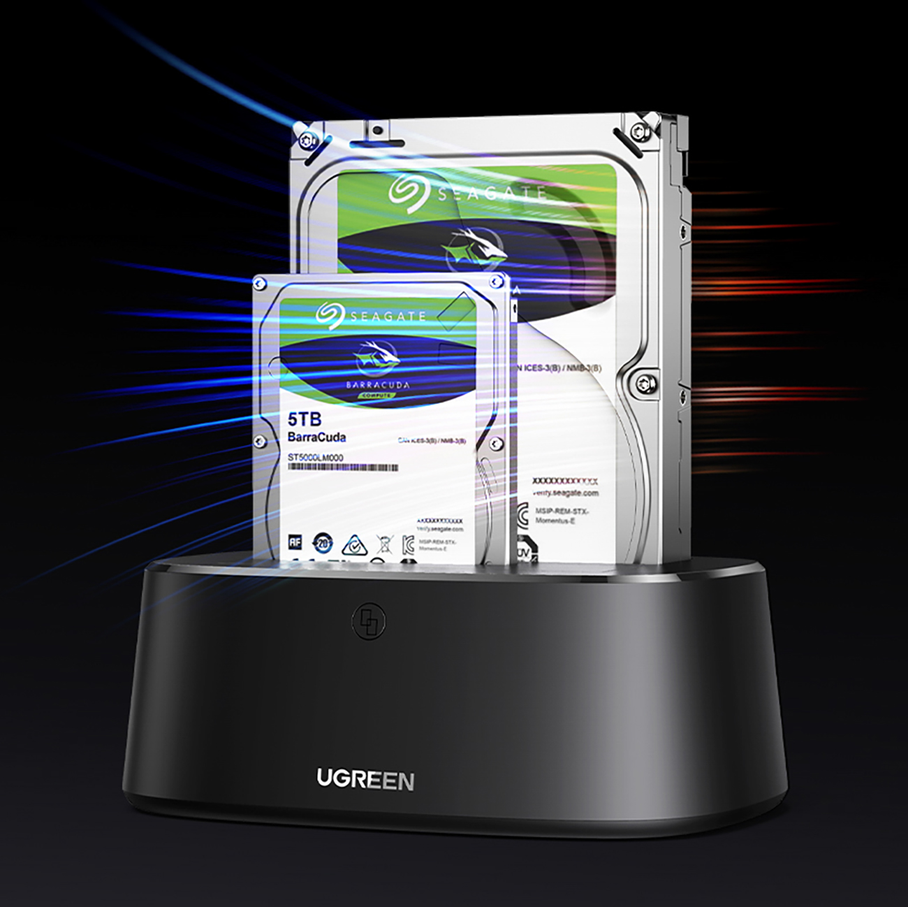 Visualization of the cooling system in the Ugreen CM198 50857 disk docking station