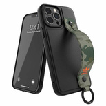 Adidas OR Hand Strap Case iPhone 13 Pro Max 6.7" black-camo/black-green camouflage 48671