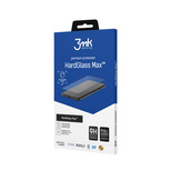 Verstärktes 3mk HardGlass Max Black Tempered Glass für iPhone 16 Pro / 17 / 17 Pro