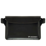 Wozinsky WWS-01 Wasserdichte PVC-Bauchtasche - Schwarz