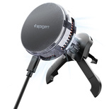 Uchwyt Samochodowy Spigen Essential EV25MFAQ Magnetic MagSafe na kratkę nawiewu - czarny