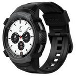 Spigen Rugged Armor Pro Hülle mit Armband für Samsung Galaxy Watch 4 Classic 42 mm – Grau