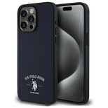 Etui US Polo Printed DH Logo na iPhone 15 Pro Max 6,7" - granatowe