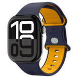 Spigen Nano Pop Strap für Apple Watch 44 / 45 / 46 / 49 mm - Marineblau und Gelb