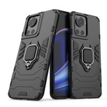 Ring Armor armored hybrid case cover + magnetic holder for OnePlus Ace black