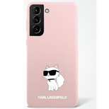 Karl Lagerfeld KLHCS23LSNCHBCP S23 Ultra S918 hardcase pink/pink Silicone Choupette