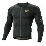 Rockbros YDCX008 Diamond Langarm-Radtrikot Größe XXL - Schwarz