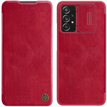 Nillkin Qin leather holster case for Samsung Galaxy A73 red